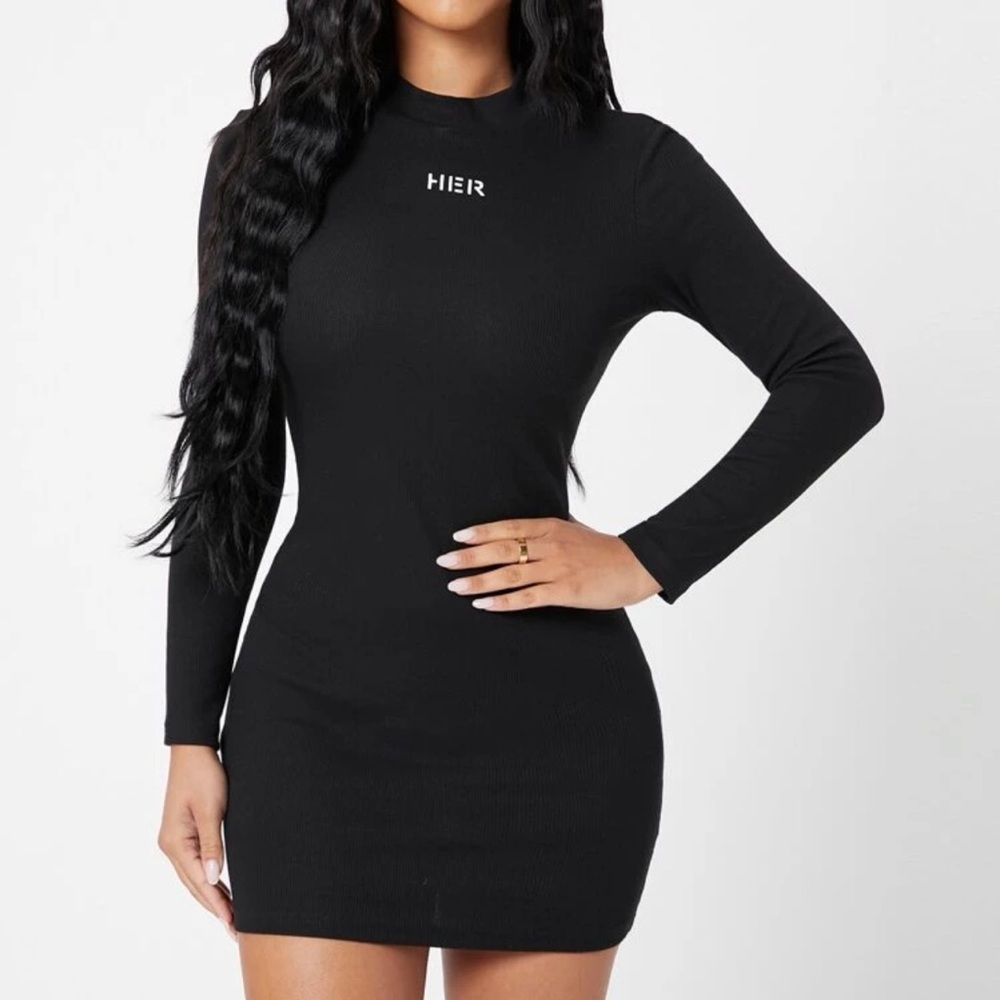 Black Long Sleeve HER Dress